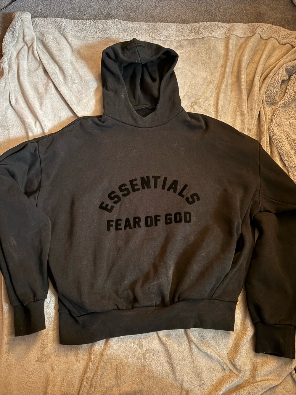 Fear Of God Essentials ‘Jet Black’ Mens Hoodie